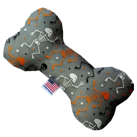 Mirage Pet Products Skeletons Dancing Canvas Bone Dog Toy 8 in. 1331-CTYBN8